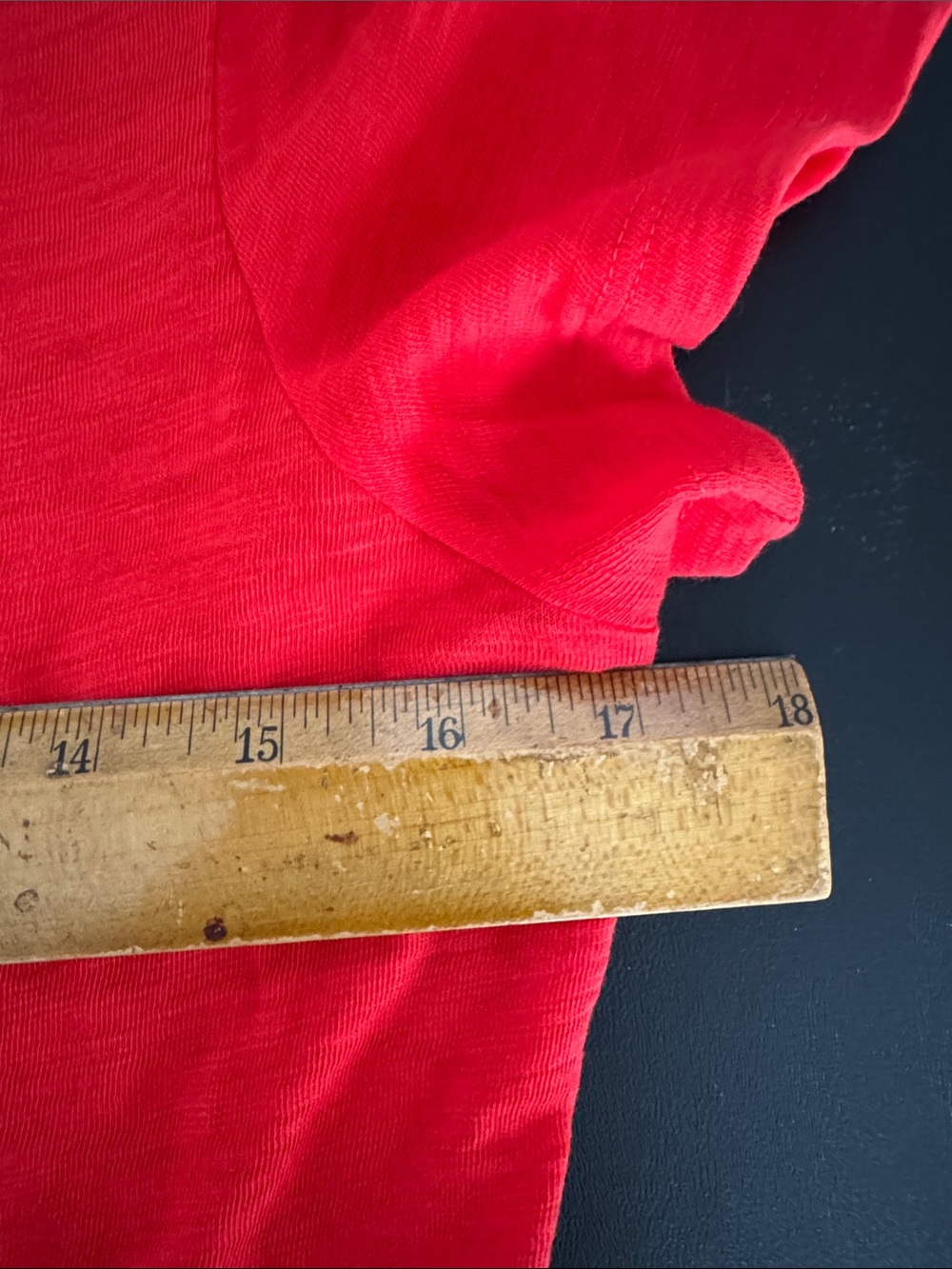 Theory tomato red SM t-shirt - Picture 7 of 9